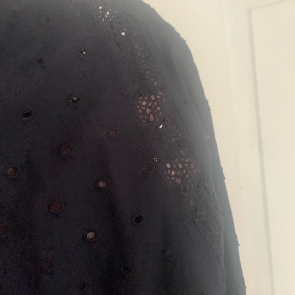 J Crew Lace Detailed Cotton Blouse - Picture 5 of 5